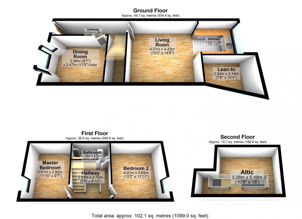 Floorplan for Bentham Road, Mill Hill, Blackburn