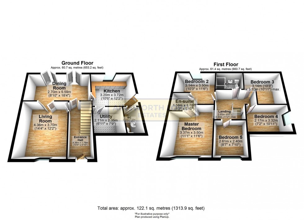 Floorplan for Cranberry Close, Darwen