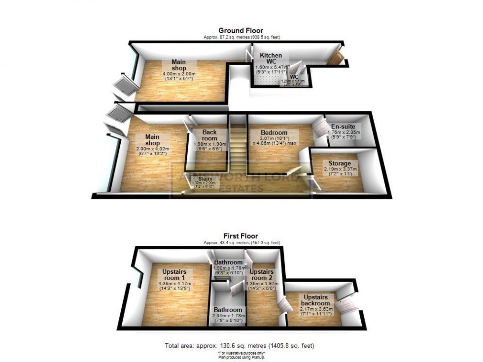 Floorplan for Large Commercial Retail Unit, Ewood, Blackburn