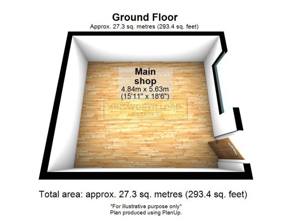 Floorplan for Commercial Investment Bolton Road,Whitehall, Darwen