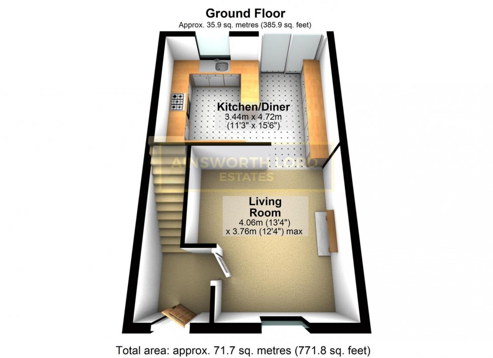 Floorplan for Tresco Close, Blackburn