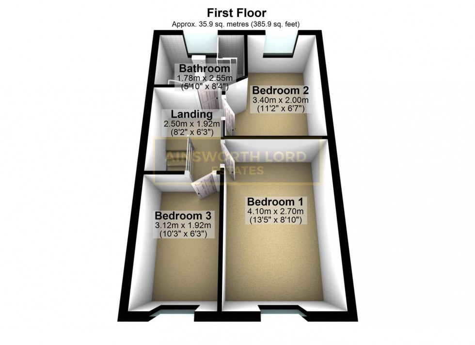 Floorplan for Tresco Close, Blackburn