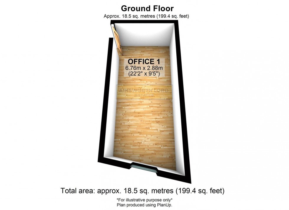 Floorplan for Office to Let, Pitville Street, Darwen