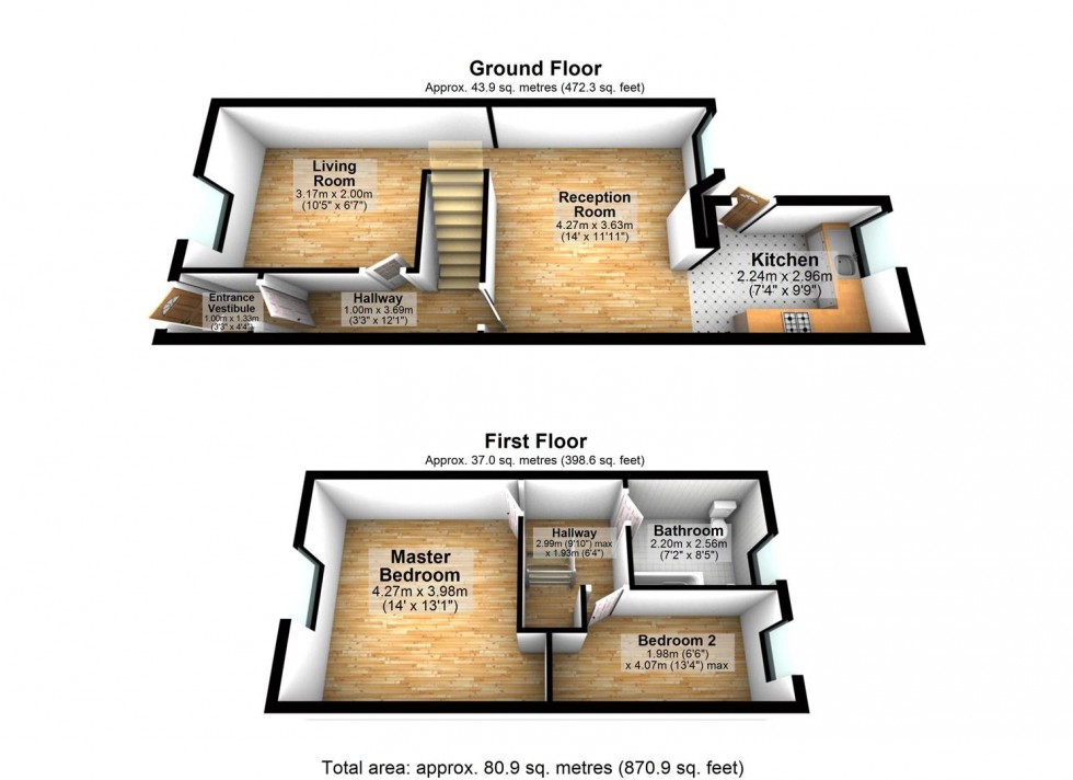 Floorplan for Atlas Road, Darwen