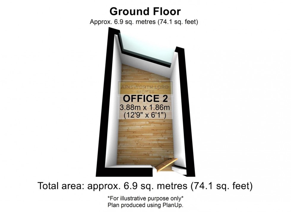 Floorplan for Office to Let, Pitville Street, Darwen