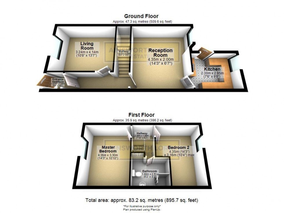 Floorplan for New Wellington Street, Mill Hill, Blackburn