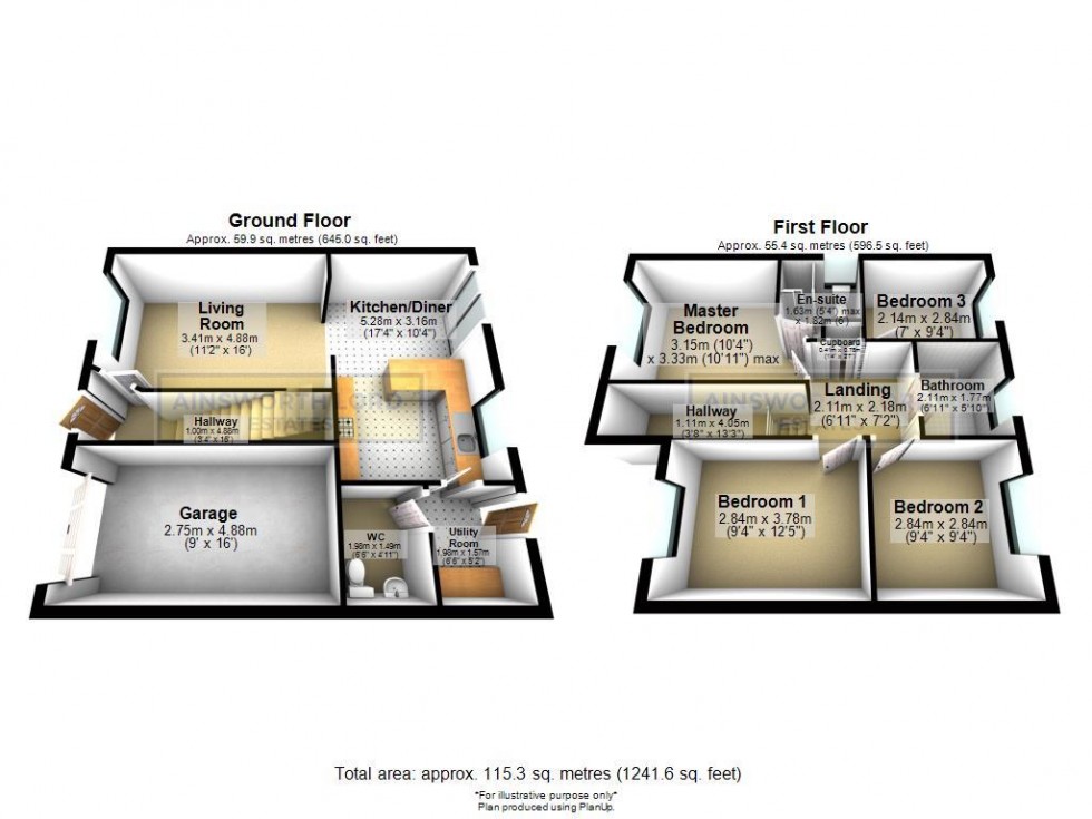 Floorplan for Bluebell Terrace, Spring Meadows, Darwen