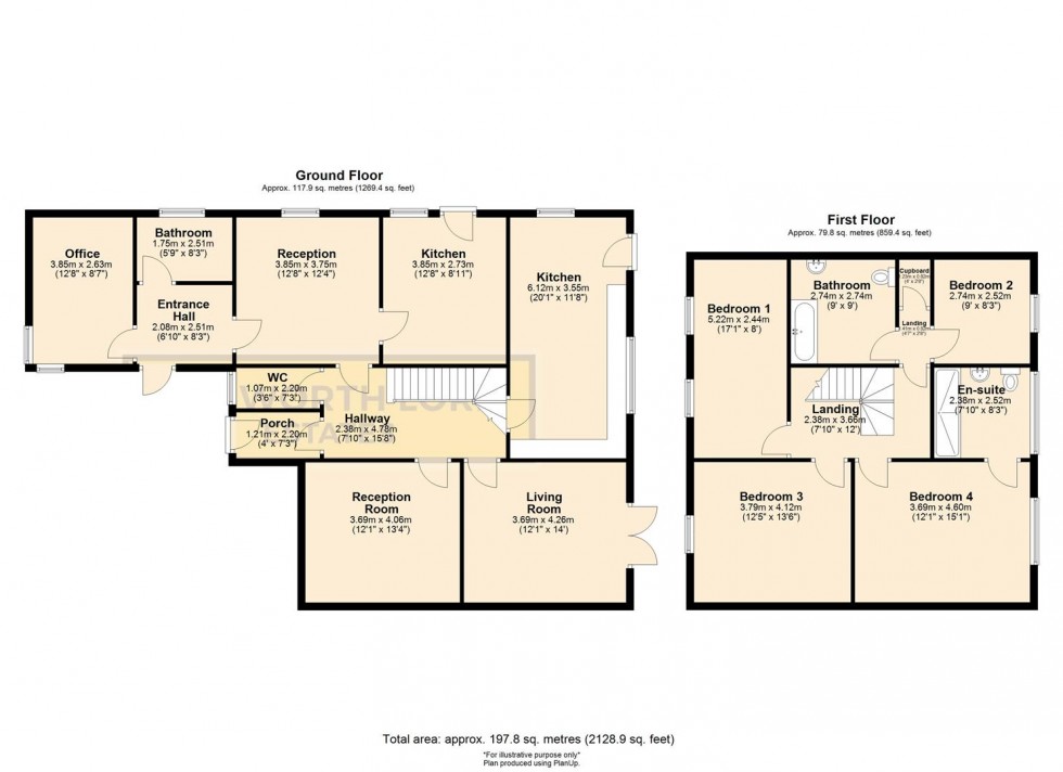 Floorplan for Beardwood Drive, Blackburn