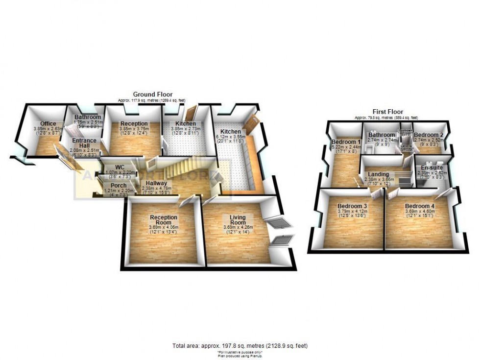 Floorplan for Beardwood Drive, Blackburn