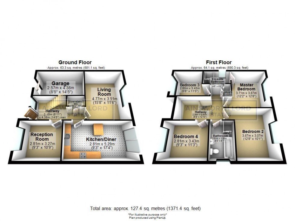 Floorplan for Sycamore Drive, Blackburn