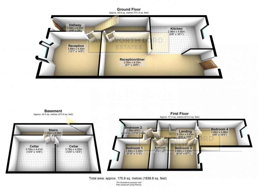 Floorplan for Redlam, Blackburn