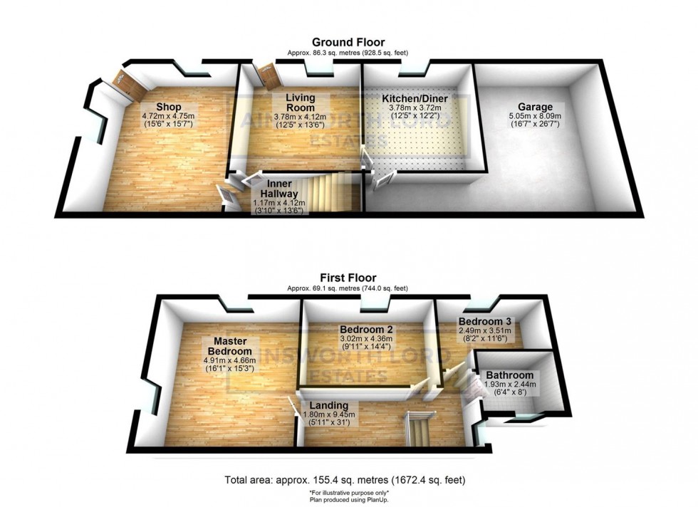 Floorplan for Spring Street, Rishton, Blackburn