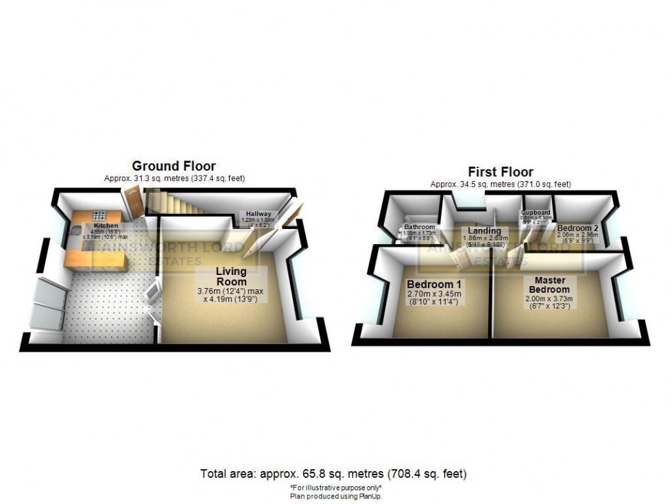 Floorplan for Teal Close, Lammack Area, Blackburn