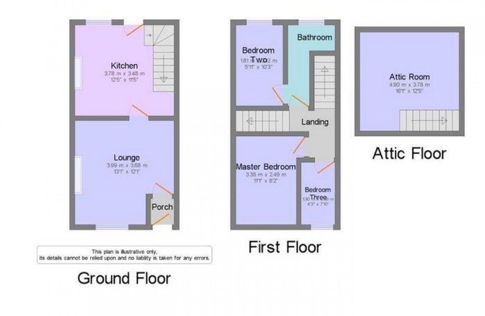 Floorplan for Hollin Bridge Street, Griffin, Blackburn