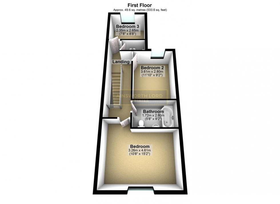 Floorplan for Olive Lane, Sudell Area, Darwen