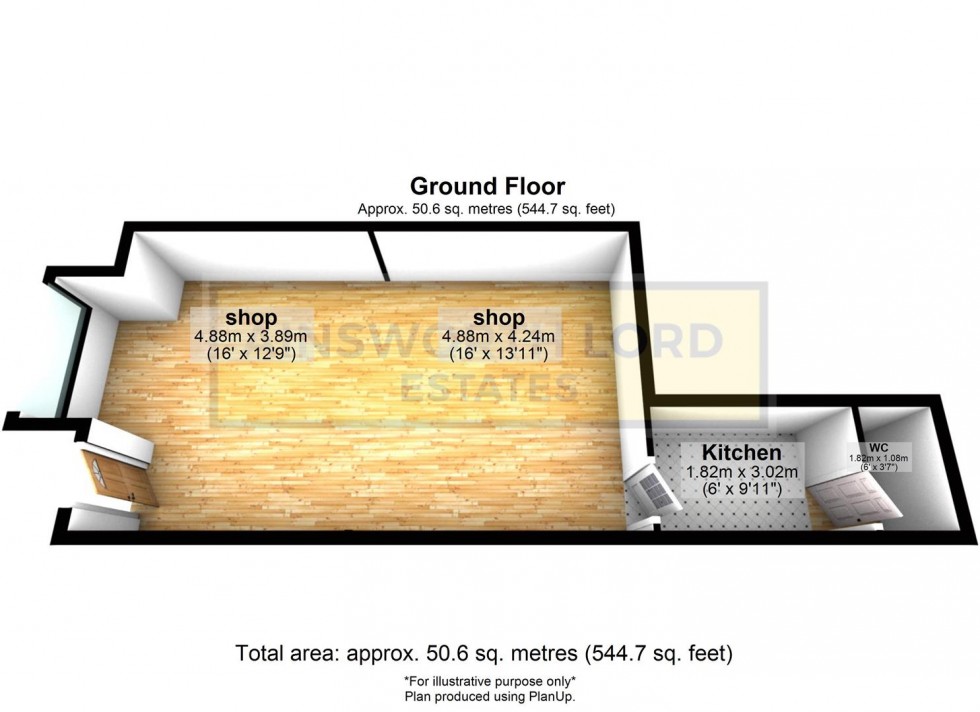 Floorplan for Blackburn Road, Darwen