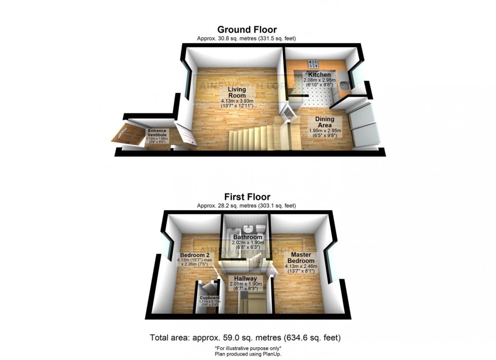 Floorplan for Faroes Close, Blackburn