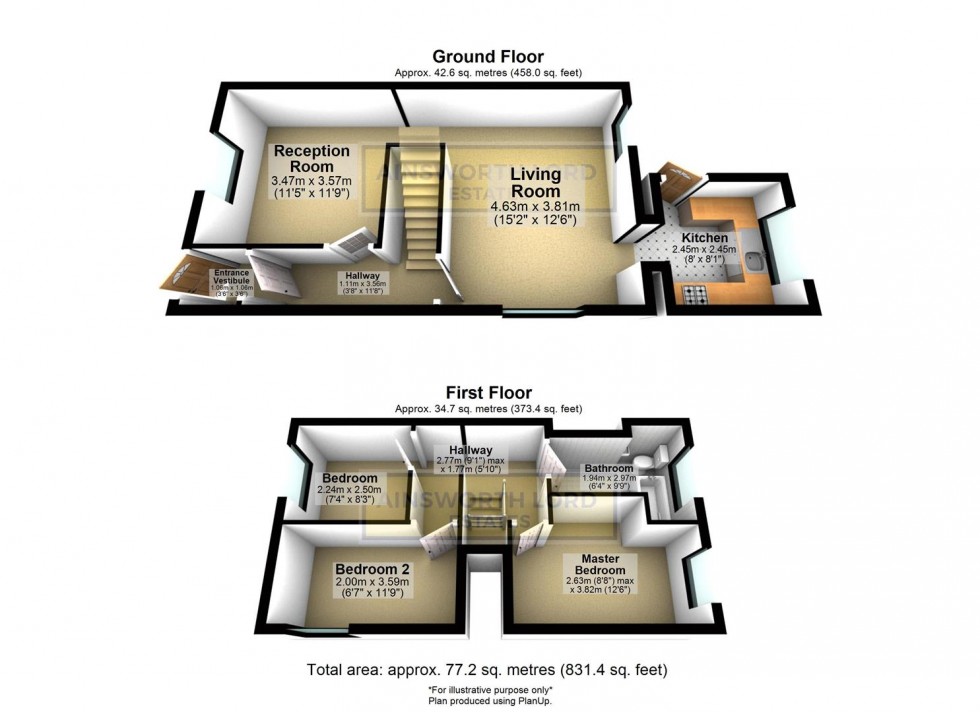 Floorplan for Starkie Street, Darwen