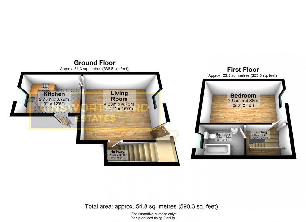 Floorplan for Springfield Street, Witton, Blackburn