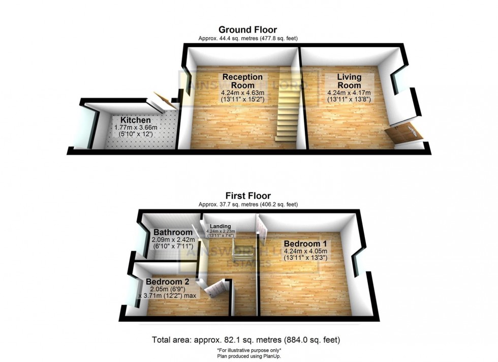 Floorplan for Nancy Street, Darwen