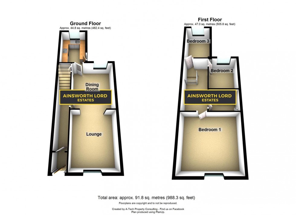 Floorplan for Greenway Street, Darwen