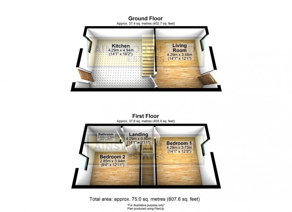 Floorplan for Lomax Street, Darwen