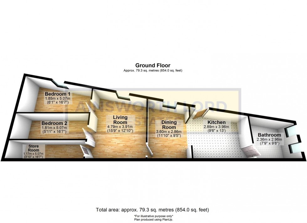 Floorplan for Church Street, Westhoughton, Bolton