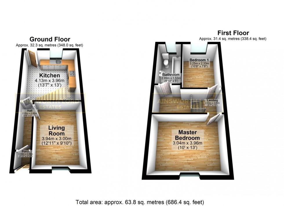 Floorplan for Francis Street, Mill Hill, Blackburn