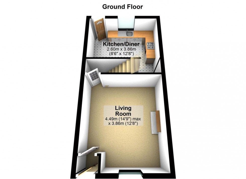 Floorplan for Harwood Street, Sunnyhurst, Darwen