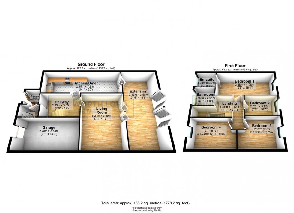 Floorplan for Chancel Way, Darwen