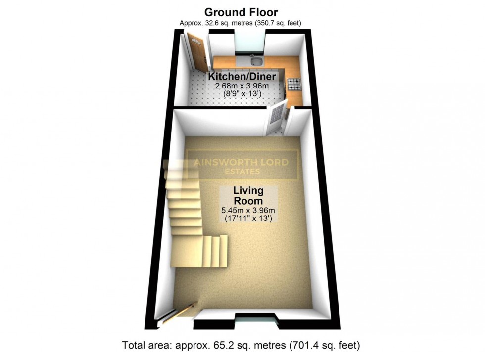 Floorplan for Gordon Street, Chapels, Darwen