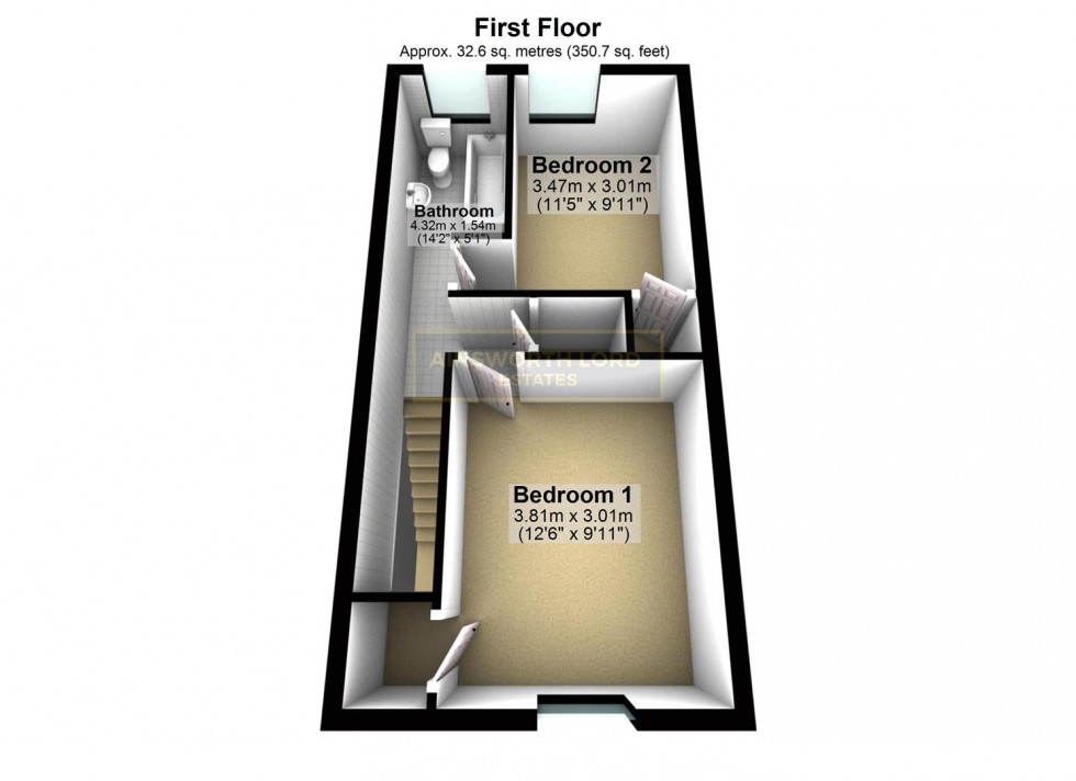 Floorplan for Gordon Street, Chapels, Darwen