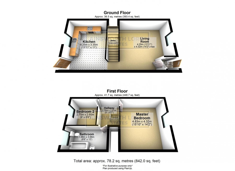 Floorplan for Nancy Street, Darwen