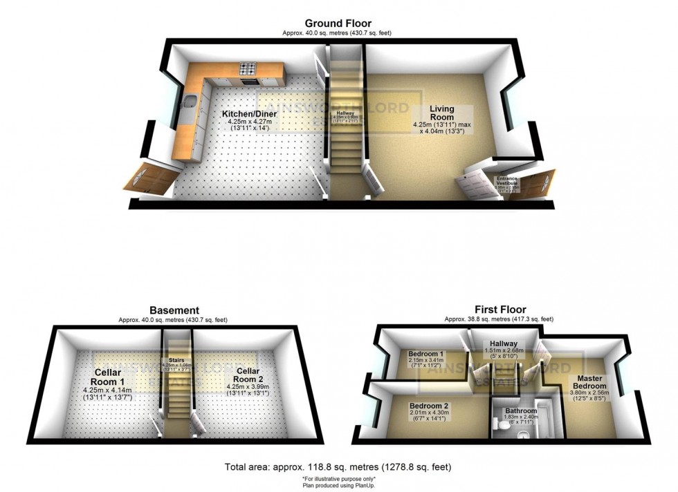 Floorplan for Atlas Road, Darwen